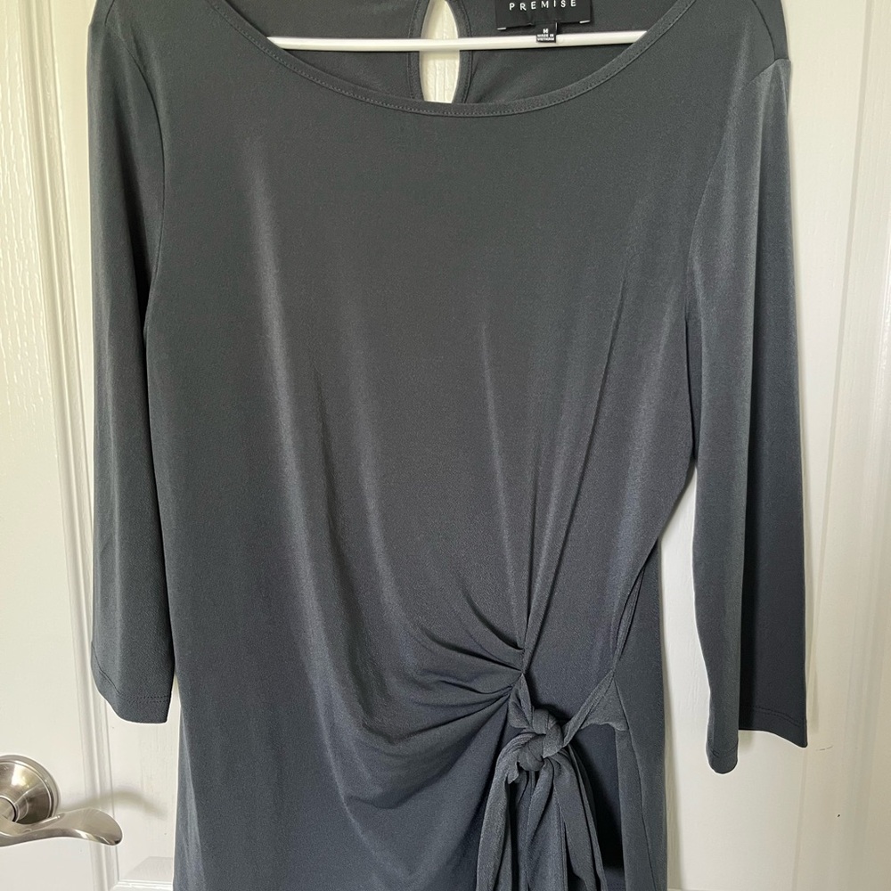 Premise Charcoal Long Sleeve Top